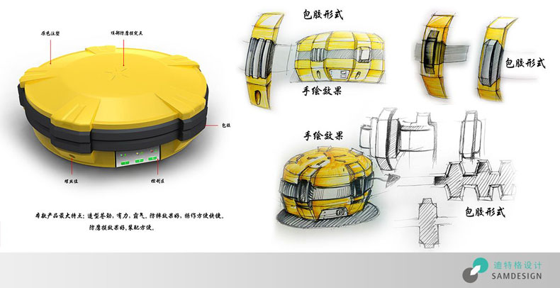 GPS衛(wèi)星定位儀外觀設(shè)計(jì)效果圖